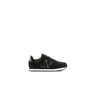 Armani Exchange Rio Side Logo, Zapatillas Mujer, Negro, 35 EU
