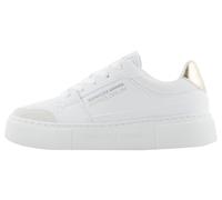 Armani Exchange Zapatillas Kurt Milano Edition Gold Detail para Mujer, Op White Gold, 36 EU