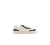 Armani Exchange Zapatillas Lion para Hombre, Off White + Musk, 45 EU
