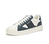 Armani Exchange Zapatillas Londres para Hombre, Color Blanco y Negro, Talla 43 EU, Off White Jet Set, 43 EU