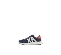 Armani Exchange Dusseldorf Contrast Logo, Zapatillas Hombre, Azul Marino, 44 EU