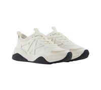 Armani Exchange Zapatillas para Mujer, con Logotipo Lateral, Color Blanco y Palo, Talla 41 EU, White Pale, 41 EU