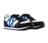Armani Exchange Zapatillas Rio Side Logo para Hombre, Deep Navy Off White, 42.5 EU