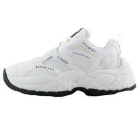 Armani Exchange Zapatillas Vedder para Mujer, Microsuede Clean Essential Look, Op White Op White, 40.5 EU