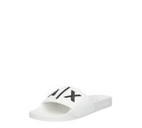 ARMANI EXCHANGE Zapatos abiertos negro / blanco 43 negro / blanco