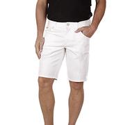 Armani Hombre Bermuda Jeans (29W, Blanco)