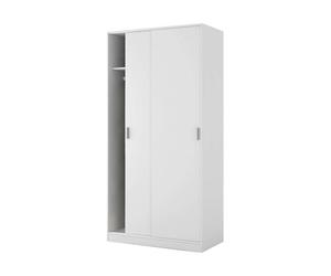 Armário 2 portas com efeito madeira