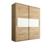 Armario 2 puertas correderas uniq 180 cambria - blanco 180 x 207,6 x 55 cm