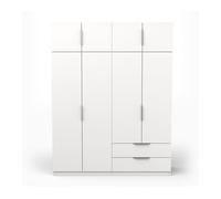 Armario 8 puertas y 2 cajones l157,3 cm - ghost