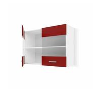 Armario 80 x 31 x 55 cm cristal melamina pvc