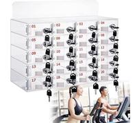 Armario Acrílico Para Guardar Teléfonos Móviles Con Cerradura | Taquilla Transparente De 12 Compartimentos Para Teléfonos Móviles Para Escuelas, Oficinas Y Aulas, Soluciones De Seguridad, 20 Comparti