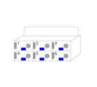 Armario acrílico para Guardar teléfonos móviles, taquillas Transparentes para teléfonos móviles con cerraduras, Llaves y Etiquetas de identificación, Armario de Pared para Oficina, Aula o gi