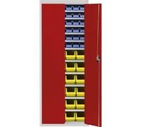 Armario-almacén con cajas visualizables mauser, H x A x P 1740 x 680 x 280 mm, bicolor