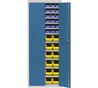 Armario-almacén con cajas visualizables mauser, H x A x P 1740 x 680 x 280 mm, bicolor