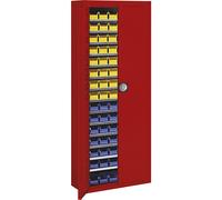 Armario-almacén con cajas visualizables mauser, H x A x P 1740 x 680 x 280 mm, monocolor