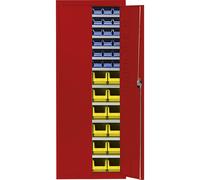 Armario-almacén con cajas visualizables mauser, H x A x P 1740 x 680 x 280 mm, monocolor