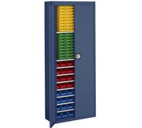 Armario-almacén con cajas visualizables mauser, H x A x P 1740 x 680 x 280 mm, monocolor