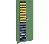 Armario-almacén con cajas visualizables mauser, H x A x P 1740 x 680 x 280 mm, monocolor