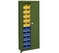 Armario-almacén con cajas visualizables mauser, H x A x P 1740 x 680 x 280 mm, monocolor
