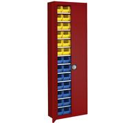 Armario-almacén con cajas visualizables mauser, H x A x P 2150 x 680 x 280 mm, monocolor