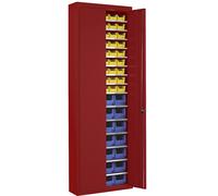Armario-almacén con cajas visualizables mauser, H x A x P 2150 x 680 x 280 mm, monocolor