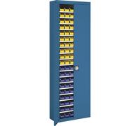 Armario-almacén con cajas visualizables mauser, H x A x P 2150 x 680 x 280 mm, monocolor