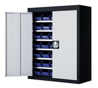 Armario-almacén con cajas visualizables mauser, H x A x P 820 x 680 x 280 mm, bicolor