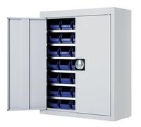 Armario-almacén con cajas visualizables mauser, H x A x P 820 x 680 x 280 mm, monocolor