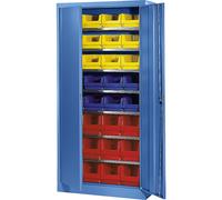 Armario-almacén, monocolor mauser, con 32 cajas visualizables