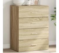 Armario almacenaje homcom aparador Madera Mueble recibidor entradaAparador de Madera de ingeniería Roble Sonoma 60x39x80 cm