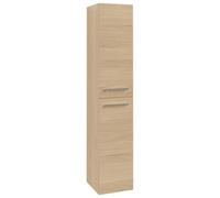 Armario alto Avento de Villeroy & Boch, 2 puertas, abatible a la izquierda, 350x1760x404mm, tirador Chrome brillante, A89400VJ, Color: Roble Nórdico