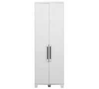 Armario alto baldas de resina xl transforming 78x226x44 cm color gris 2 puertas