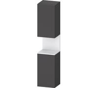 Armario alto Collection One de Duravit, apertura a la derecha, 400x360x1760mm, nicho blanco mate, QA1346R18490000, Color: Grafito mate