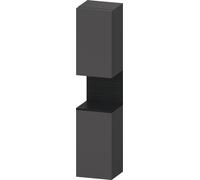 Armario alto Collection One de Duravit, apertura a la derecha, 400x360x1760mm, nicho roble negro, QA1346R16490000, Color: Grafito mate