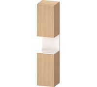 Armario alto Collection One de Duravit, apertura a la izquierda, 400x360x1760mm, nicho blanco alto brillo, QA1346L22300000, Color: Roble Naturaleza