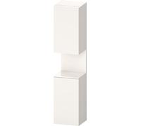 Armario alto Collection One de Duravit, apertura a la izquierda, 400x360x1760mm, nicho blanco alto brillo, QA1346L22840000, Color: Supermatt blanco