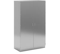 Armario alto de acero inoxidable para salas blancas 2 puertas batientes