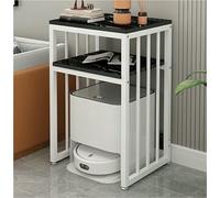 Armario alto de almacenamiento al vacío con robot, soporte moderno multifuncional para organización del hogar, mesa auxiliar que ahorra espacio para sala de estar