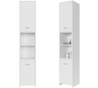 Armario alto de baño blanco 180x30x30cm