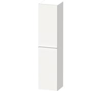 Armario alto Duravit D-Neo, 400x1760x360mm, 1 puerta, apertura a la derecha, 5 baldas de cristal, tirador cromo, DE1328R10180000, Color: Blanco Mate Decoración