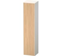 Armario alto Duravit Zencha, 400x360x1760 mm, 1 puerta, tope izquierdo, ZE1352L30840000, Color: Frente: roble natural/carcasa: supermatt blanco
