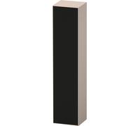 Armario alto Duravit Zencha, 400x360x1760 mm, 1 puerta, tope izquierdo, ZE1352L63830000, Color: Frontal: estructura de lÃneas negras (vidrio)/carcasa: supermatt topo