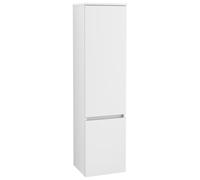 Armario alto Legato de Villeroy & Boch, 400x1550x350mm, con bisagras a la derecha, 2 puertas, B73001MS, Color: Blanco Mate