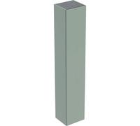 Armario alto Plan de Geberit Renova, con una puerta, 33x180x29,8cm, 504.045.IK.1, Color: verde salvia / barnizado satinado mate