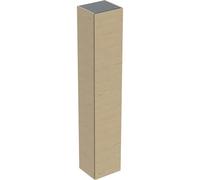 Armario alto Plan de Geberit Renova, con una puerta, 33x180x29,8cm, 504045PS1, Color: Estructura de madera de roble natural / melamina - CM