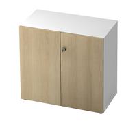 Armario archivador eurokraft pro, puertas batientes, 1 balda