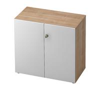 Armario archivador eurokraft pro, puertas batientes, 1 balda