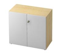 Armario archivador eurokraft pro, puertas batientes, 1 balda