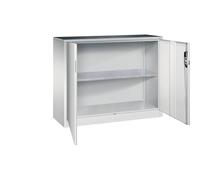 Armario auxiliar de taller con puertas batientes C+P, anchura x profundidad 1200 x 400 mm