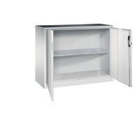 Armario auxiliar de taller con puertas batientes C+P, anchura x profundidad 1200 x 500 mm